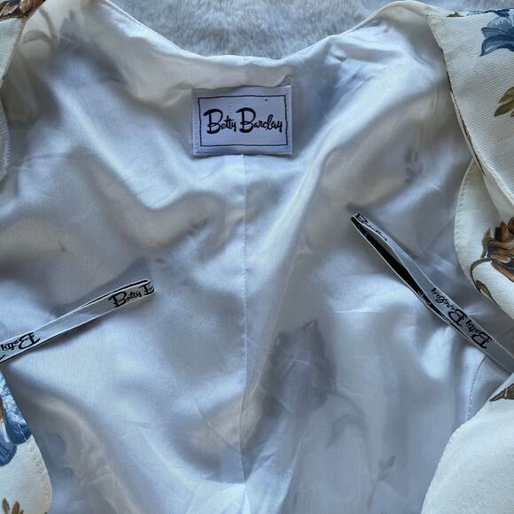 🔥Vintage Betty Barclay Made In German Floral Maxi Dress Cottagecore Romantic XS - Picture 11 of 15